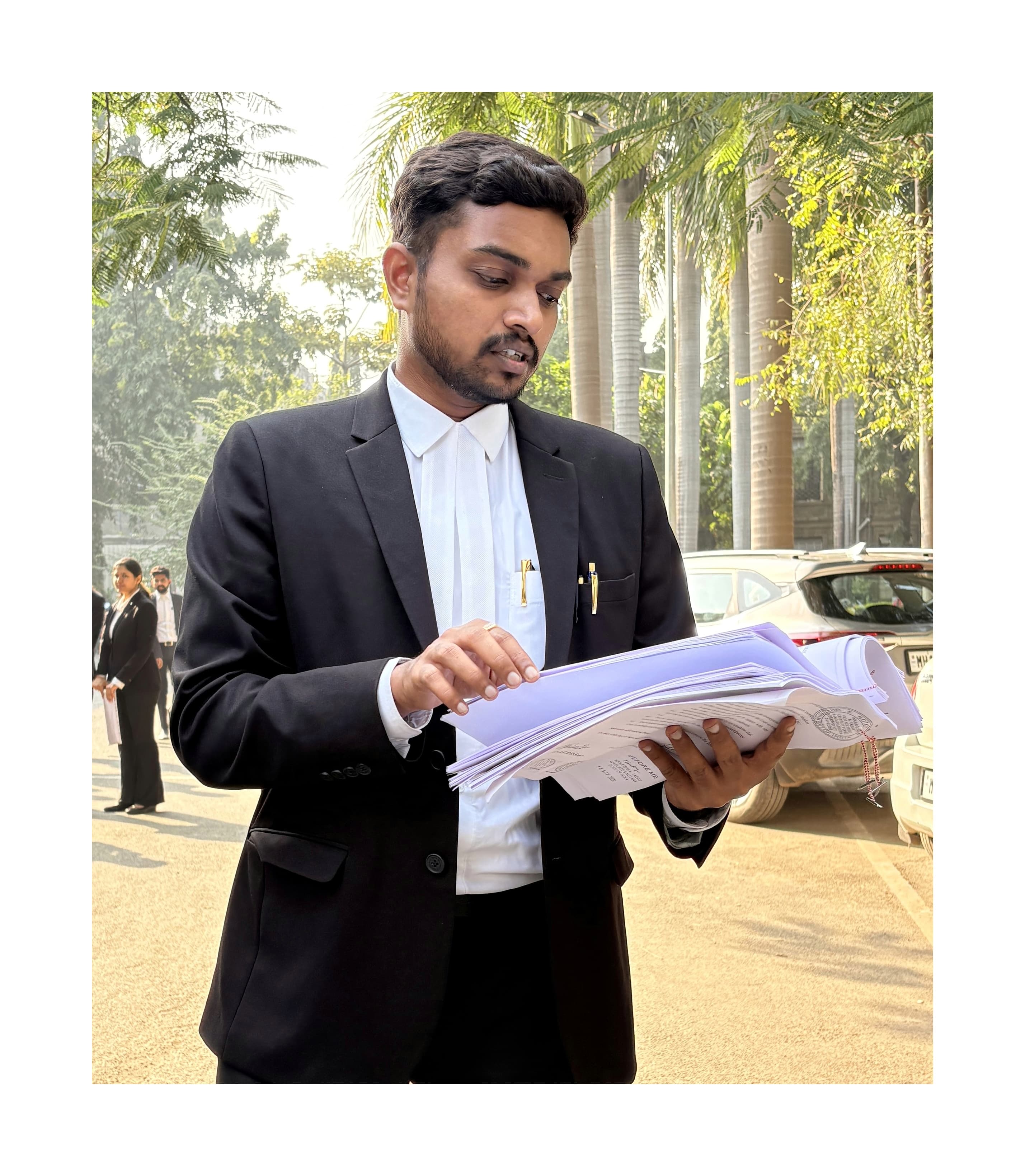 Court appearance by Advocate Gajanan Kageru